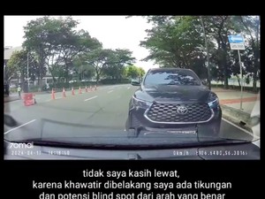 Biar Tak Ada Lagi Pengendara Lawan Arah seperti Innova Zenix di BSD, Polisi Pasang Ini
