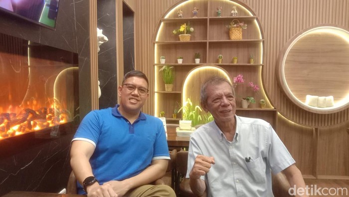 Ketua Umum Kosgoro 1957 Dave Laksono saat berada di Kota Medan