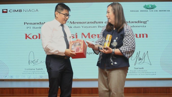 Kolaborasi CIMB Niaga dan Buddha Tzu Chi Permudah Donasi melalui OCTO Mobile