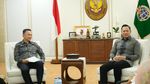 Momen Dino Patti Djalal Bertemu AHY, Bahas Mafia Tanah