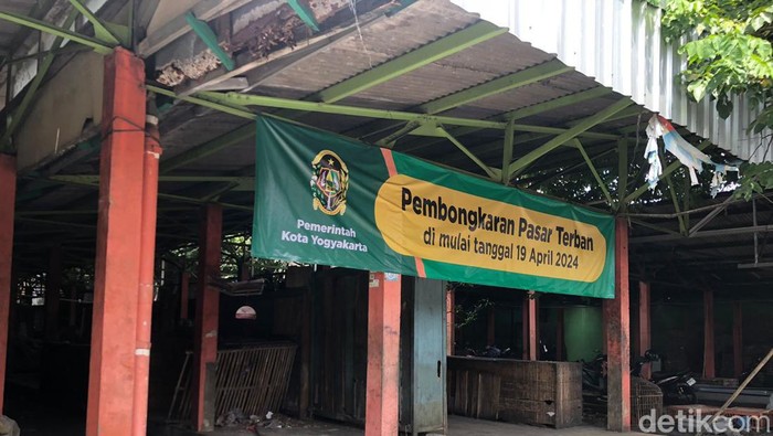 Pasar Terban, Gondokusuman, Kota Jogja direvitalisasi.
