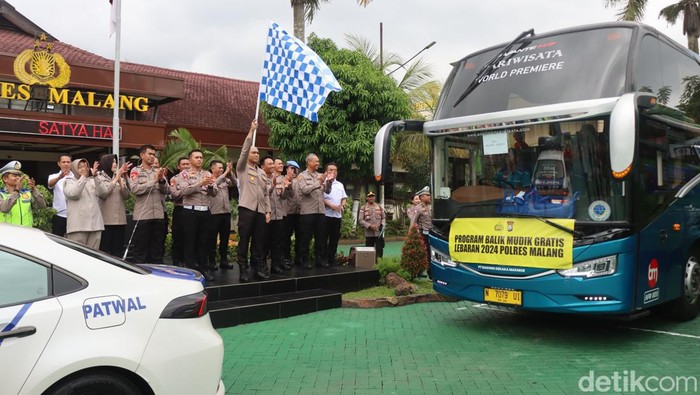 program Balik Mudik Gratis Lebaran 2024 Polres Malang