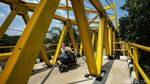 Rampung Bulan Lalu, Cat Jembatan Kuning Depok Mulai Terkelupas