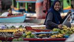 Potret Pasar Terapung Lok Baintan, Ada Penjual Sate hingga Hasil Tani