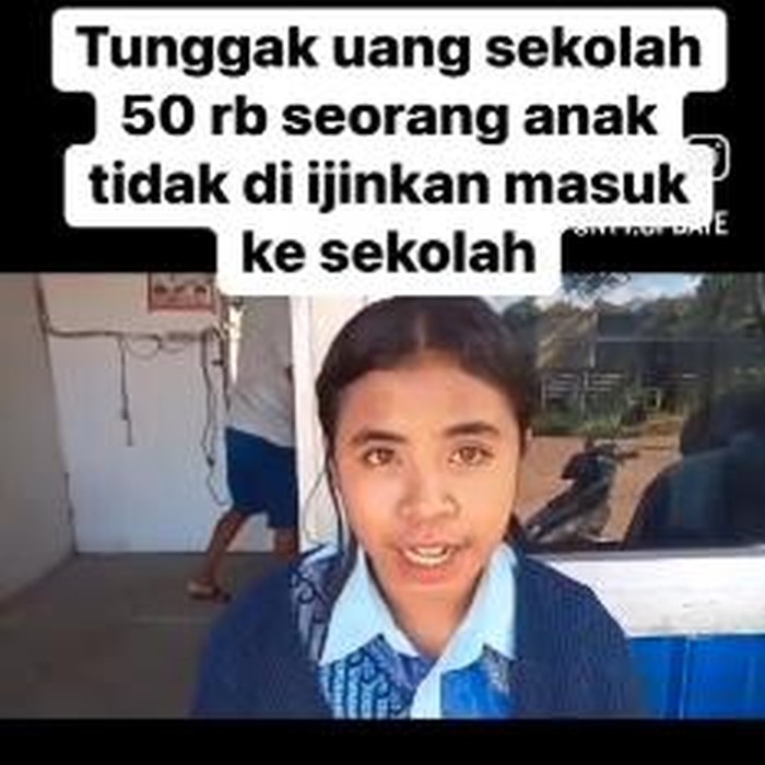 Uang Nunggak Rp 50 Ribu Jegal Gadis SMA di Maumere Ikuti Ujian