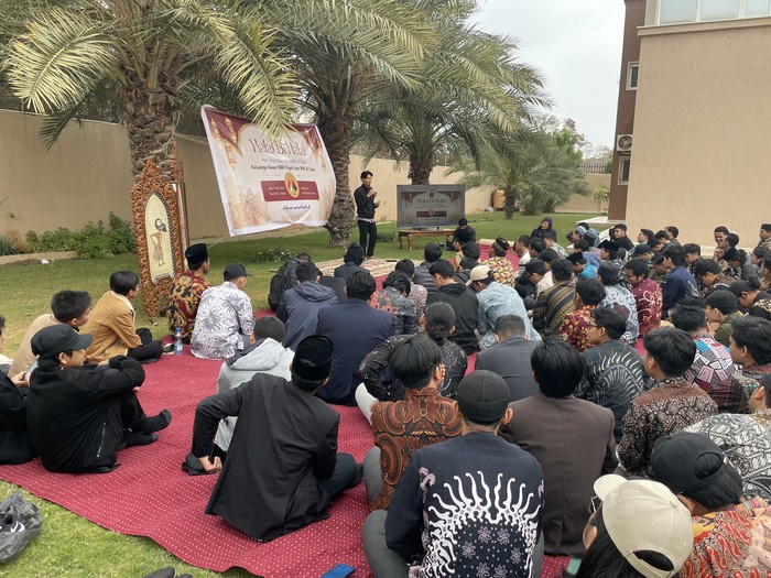 Suasana halal bihalal Idul Fitri di Libya.