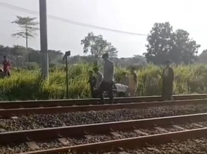 Pria Tewas Tertabrak KRL Relasi Rangkasbitung-Tanah Abang di Lebak