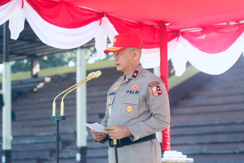 Upacara pembukaan pendidikan SIP angkatan ke-53 gelombang I T.A. 2024