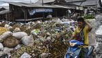 Duh! Sampah Menggunung di Pasar Cikurubuk Tasikmalaya