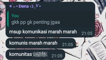 Maksudnya komunitas. Foto:X/rakuyouw