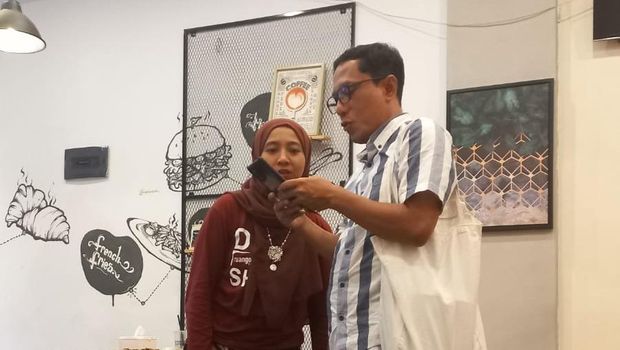 Ani Ema Susanti, mantan pekerja migran di Hong Kong yang kini menjadi sutradara film dokumenter