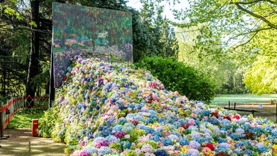 Bak Lukisan, Taman Ini Penuh dengan Bunga Warna-warni