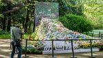 Bak Lukisan, Taman Ini Penuh dengan Bunga Warna-warni