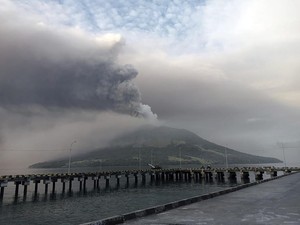 Stasiun Pemantauan Gempa Rusak Diduga gegara Material Erupsi Gunung Ruang