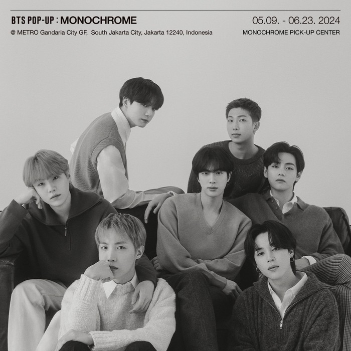 BTS POP-UP: MONOCHROME Hadir di Metro Gandaria City Mall Jakarta BTS POP-UP: MONOCHROME Hadir di Metro Gandaria City Mall Jakarta