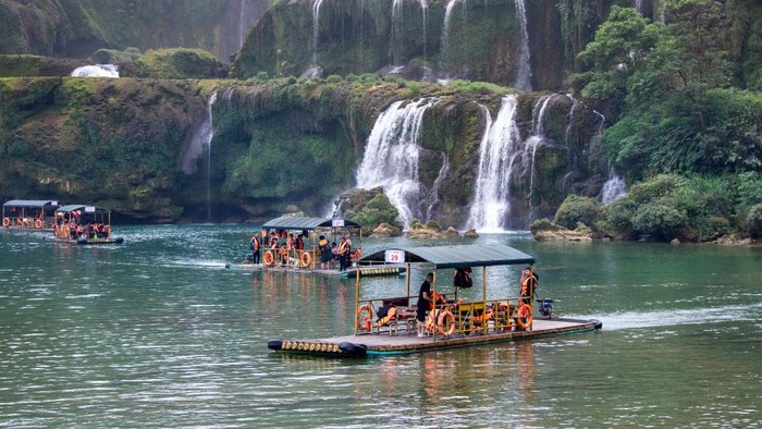 Cantiknya Air Terjun Transnasional Detian Di Chongzuo China