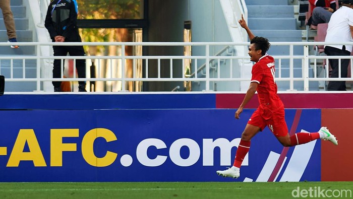 Garuda Muda Kalahkan Australia di Piala Asia U-23 Indonesia meraih kemenangan pertamanya di Piala Asia U-23 2024. Garuda Muda membungkam Australia 1-0 lewat gol Komang Teguh di Abdullah bin Khalifa Stadium, Kamis (18/4/2024) malam.