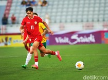 Piala Asia U-23: Indonesia Ungguli Korea Selatan 2-1 di Babak Pertama