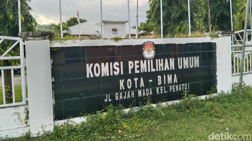 Ilustrasi - Kantor KPU Kota Bima, NTB. (Foto: Rafiin/detikBali)