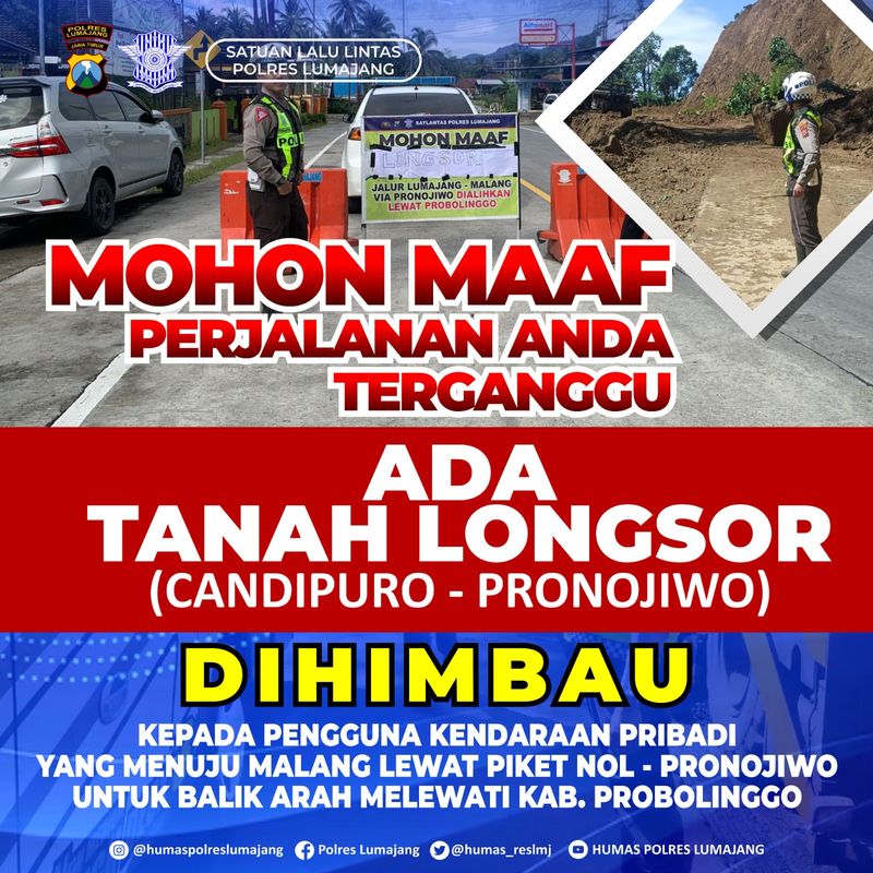Jalur Piket Nol ditutup