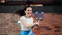 5 Potret Marsha Aruan yang Ketagihan Main Tenis