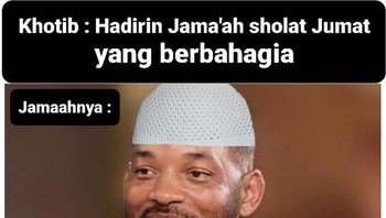 Ayo, siapa yang tadi salat Jumatnya bahagia banget karena Indonesia menang? Foto: (Twitter)