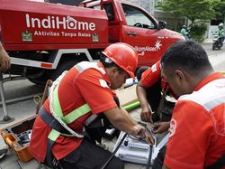 Pemeliharaan Jaringan Infrastruktur Telkom di Jaksel