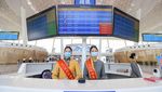 Penampakan Terminal 2 Bandara Internasional di Wuhan Usai Direnovasi