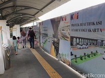 Ada Beautifikasi Stasiun Tugu, Pintu Timur Sementara Khusus Motor-Mobil Kecil