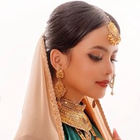 Bergaya dengan tema Bollywood, ada yang bahkan menyebut Putri bak Kajol Indonesia. Foto: Instagram/@da4_putri03