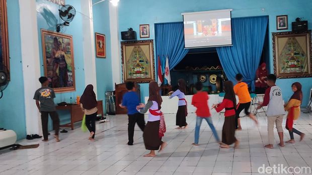 Suasana di SDN Sarirejo Semarang, Kamis (18/4/2024).