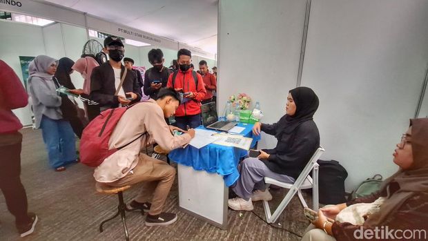 Suasana Job Fair di Kabupaten Bandung