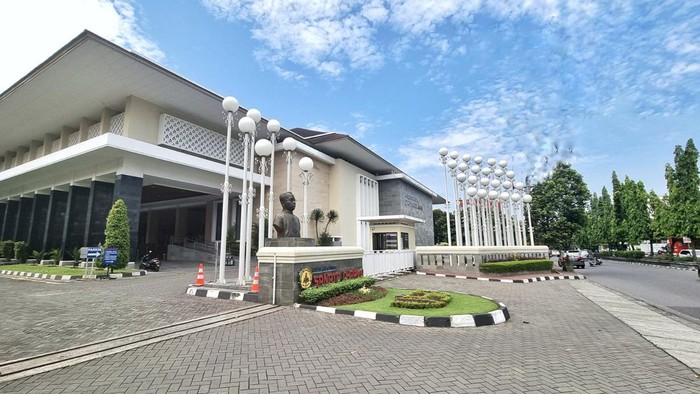 Suasana kampus Universitas Sanata Dharma Jogja.