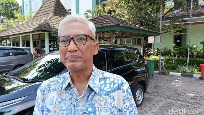 Kepala Disnakertrans DIY Aria Nugrahadi saat ditemui di Balai Kota Jogja, Jumat (19/4/2024).