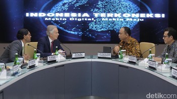 Kunjungan Tony Blair tersebut membahas isu-isu terkait transformasi digital Indonesia.
