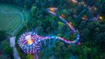 Warna-warni Jalur Panorama di Taman Linping China