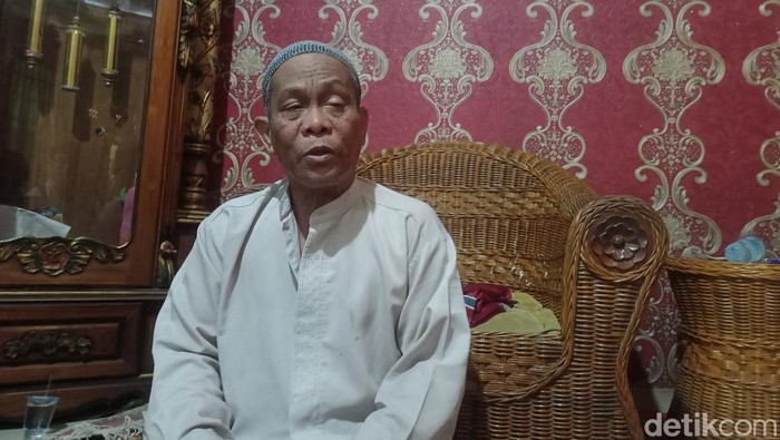 Abdul Latief Amin, kakek korban saat ditemui di kediamannya