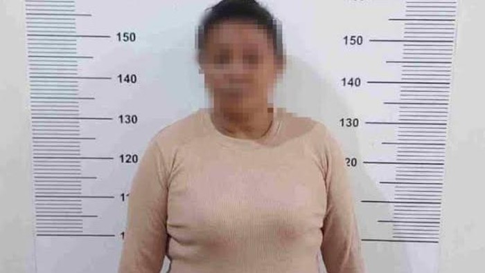 ART berinisial YU saat diamankan Satreskrim Polresta Tanjungpinang.