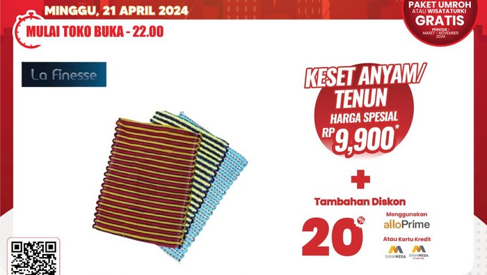 Cuma di Transmart Full Day Sale Besok, Aneka Keset Diobral Murah