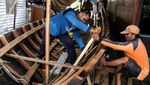 Intip Pembuatan Perahu Tradisional di Palangka Raya