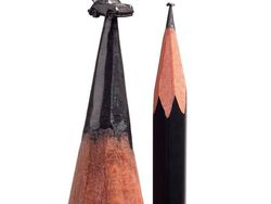 Kreatif Banget! Ujung Pensil Bisa Dibentuk Beragam Karakter