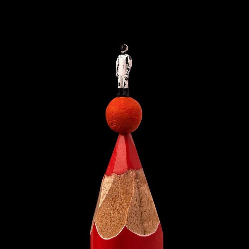 Kreatif Banget! Ujung Pensil Bisa Dibentuk Beragam Karakter