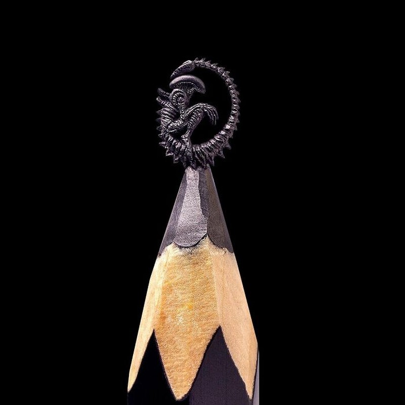 Kreatif Banget! Ujung Pensil Bisa Dibentuk Beragam Karakter