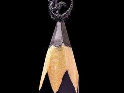 Kreatif Banget! Ujung Pensil Bisa Dibentuk Beragam Karakter