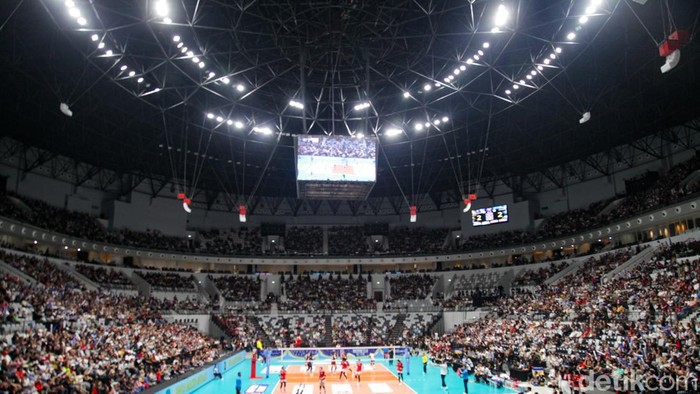Red Sparks mengalahkan Indonesia All Star dalam eksibisi Fun Volleyball di Indonesia Arena. Red Sparks menang 3-2 dari Indonesia All Star.