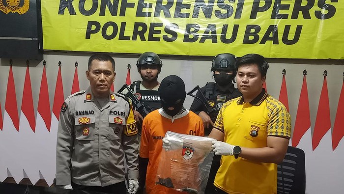 Pria Lempar Ayah Bom Molotov di Baubau Ditangkap Usai 2 Bulan Buron