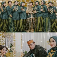 Ritual mappacci dilakukan dengan mengoleskan daun pacar atau pacci di telapak tangan calon pengantin di malam hari, sebelum akad nikah dilangsungkan keesokan harinya.  Foto: Instagram/@da4_putri03