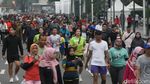 Antusias Warga Ramaikan CFD Setelah 2 Pekan Absen