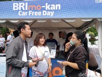 Menengok Car Free Day Rasa Kantor Bank di Taman Bungkul Surabaya