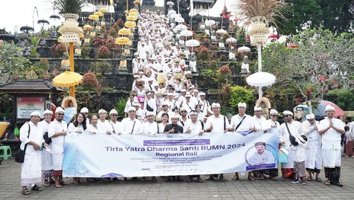 Dharma Santi BUMN menggelar sejumlah acara di Bali.